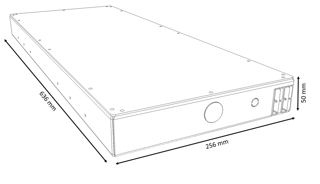 12V 110Ah SlimLine Battery