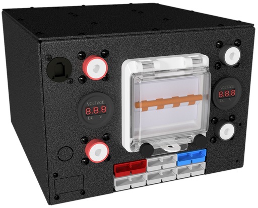 [CM1-DC40-S50-BTSCR] Control Module 1: 40A DC-DC Charger & 50A Solar Charger with Bluetooth Monitoring